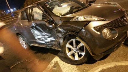 اصابة خمسة اشخاص في حادث طرق على مفرق بلدة كفركنا
